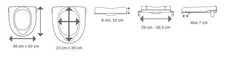 Etac My-Loo Toiletverhoger