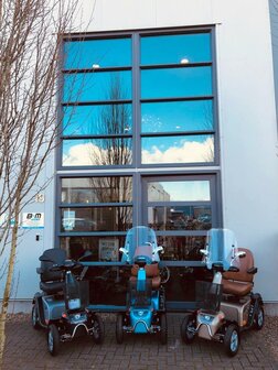 Splinternieuwe vierwiel scootmobiel | Primo Arrivo - Pakket | Life and Mobility