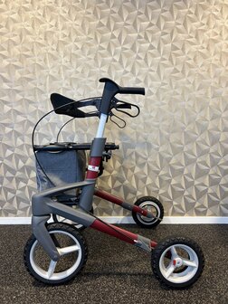 Topro Olympos ATR rollator | Stoere buiten rollator | Rugst.