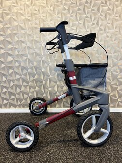 Topro Olympos ATR rollator | Stoere buiten rollator | Rugst.