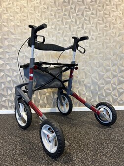 Topro Olympos ATR rollator | Stoere buiten rollator | Rugst.