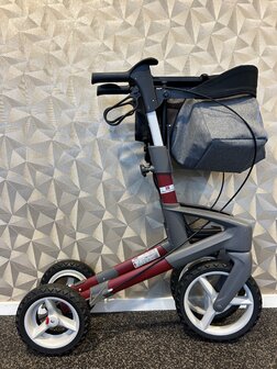 Topro Olympos ATR rollator | Stoere buiten rollator | Rugst.