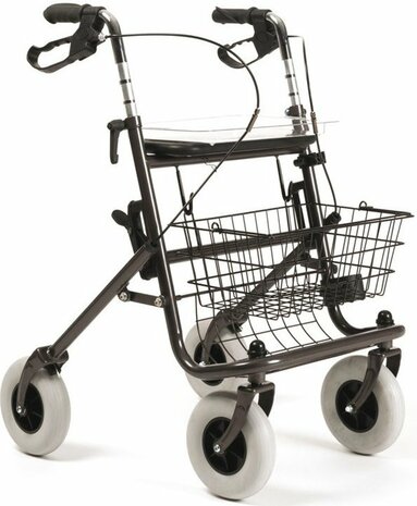 Goedkoopste rollator van Nederland. Compleet met dienblad, mandje & stokhouder