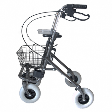 Goedkoopste rollator van Nederland. Compleet met dienblad, mandje & stokhouder
