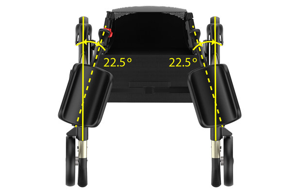 Navigator Rollator Met Onderarmschalen | Vermindert druk op uw polsen & armen