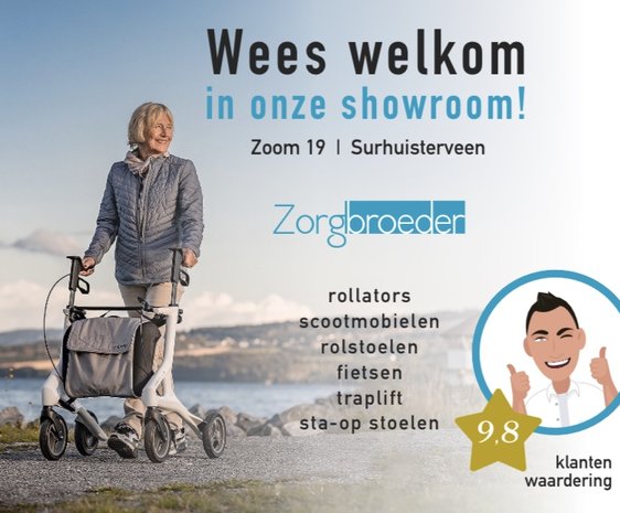 Rollz Motion Performance | All terrain rollator met luchtbanden