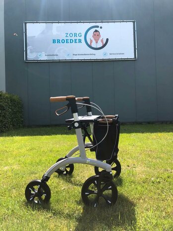 Saljol aluminium Lichtgewicht rollator, Grote zachte wielen