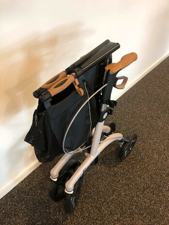 Saljol aluminium Lichtgewicht rollator, Grote zachte wielen