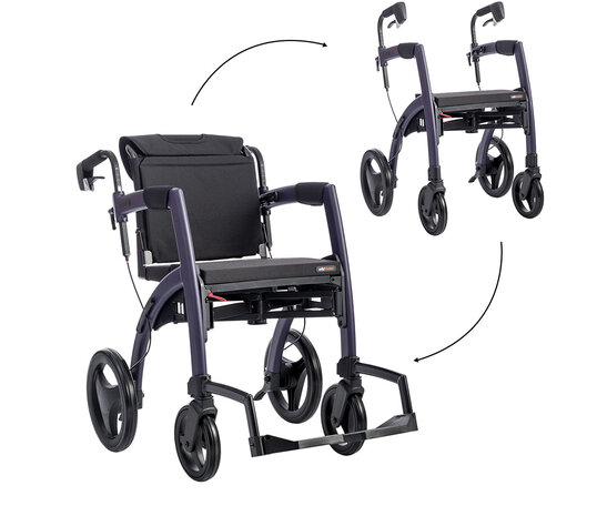 Rollz Motion opvouwbare rolstoel en rollator huren | € 5,-