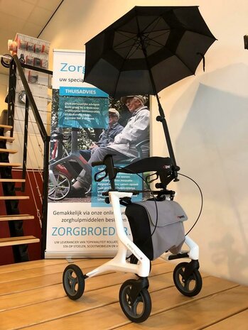 Carbon lichtgewicht rollator | Topro Pegasus | Rugsteun