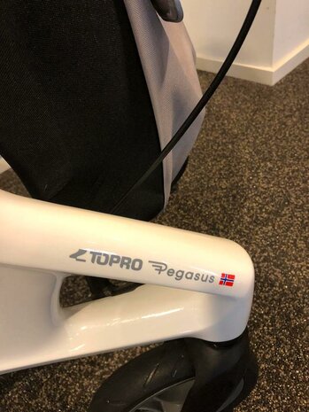 Carbon lichtgewicht rollator | Topro Pegasus | Rugsteun