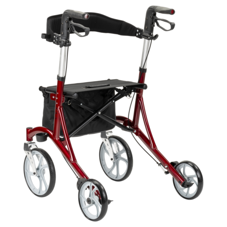 Lichtgewicht Rollator Cruiser | Grote wielen | Voor binnen & buiten