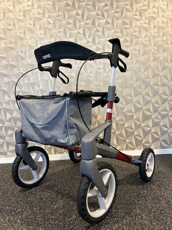 Topro Olympos ATR rollator | Stoere buiten rollator | Rugst.