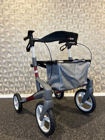 Topro Olympos ATR rollator | Stoere buiten rollator | Rugst.