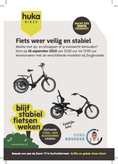 Fiets weer veilig en stabiel