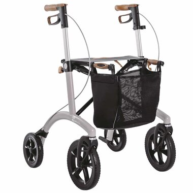 Buiten rollator met grote zachte wielen | Lichtgewicht | Saljol